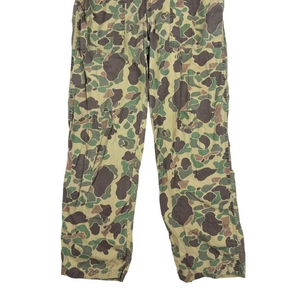 Vintage Sears Duck Camo Coveralls Mens M 1950s Field Tested Hunting USA - Picture 4 of 10